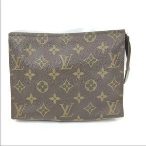 Louis Vuitton Toiletry Pouch 19 Monogram Brown